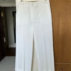 Theory White Clean Teresa C cropped pant sz 4